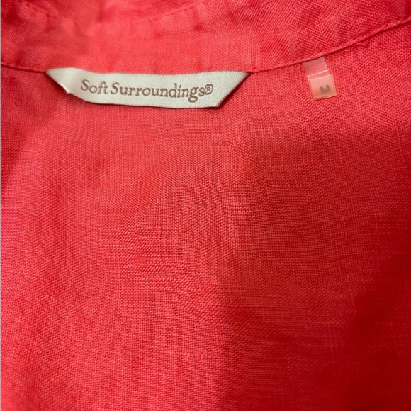 Soft Surroundings 100% Linen Button Down - Picture 5 of 9